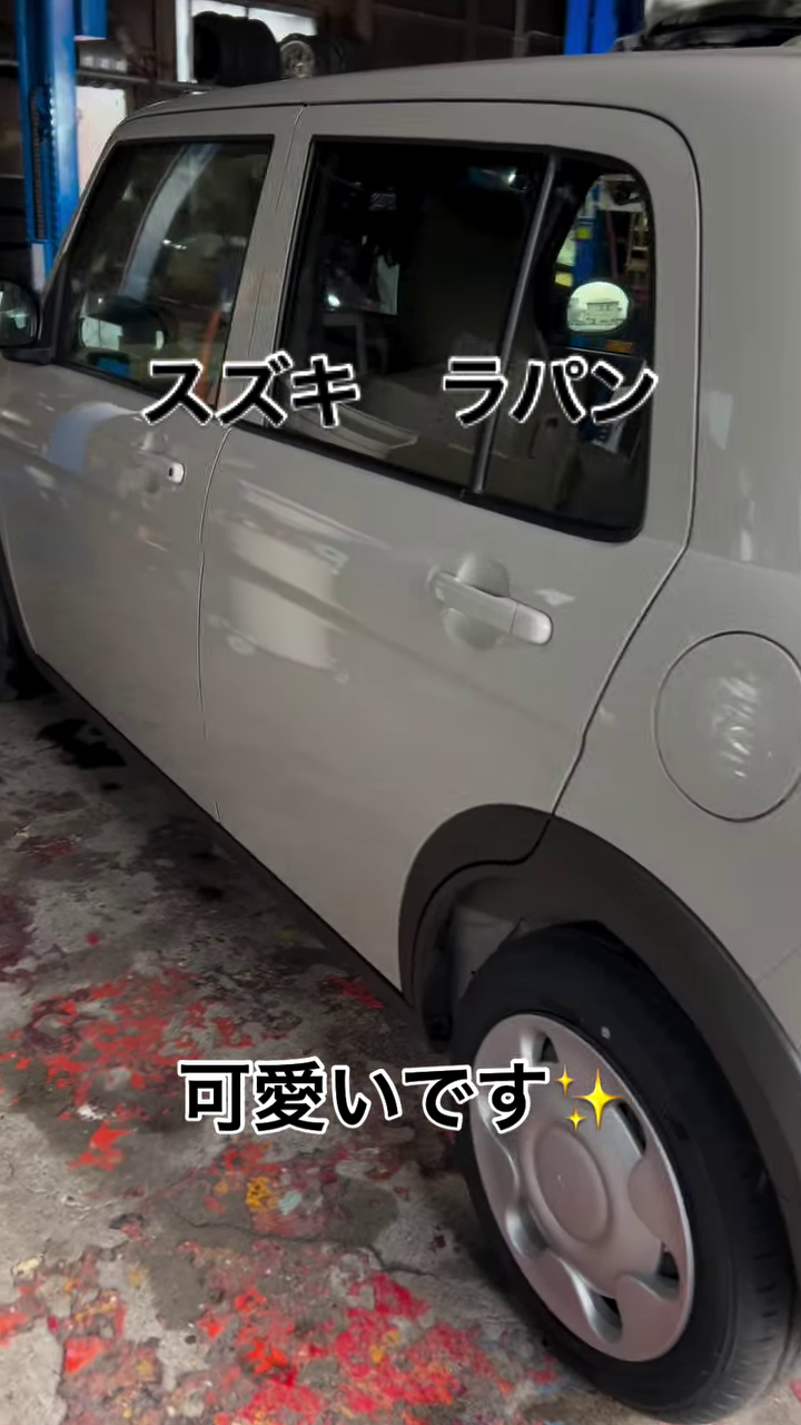 スズキ ラパンのサイドビュー。上越市で新車購入ならほしのじどうしゃへ。